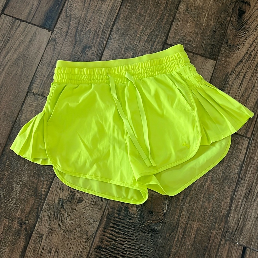 EUC joy lab shorts highlighter yellow